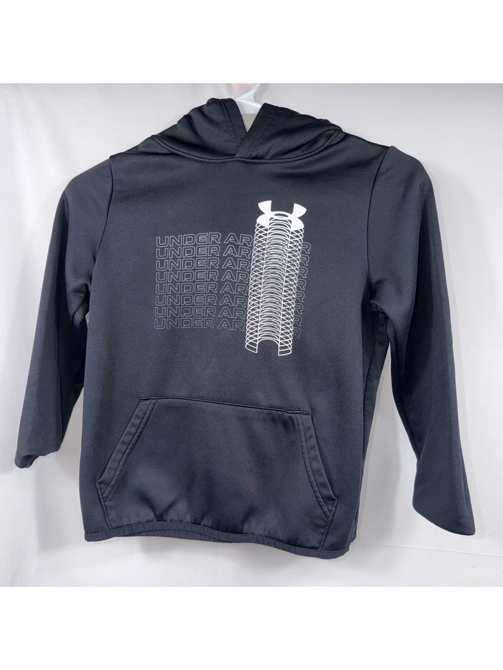 Under Armour Youth Small Black Graphic Hoodie